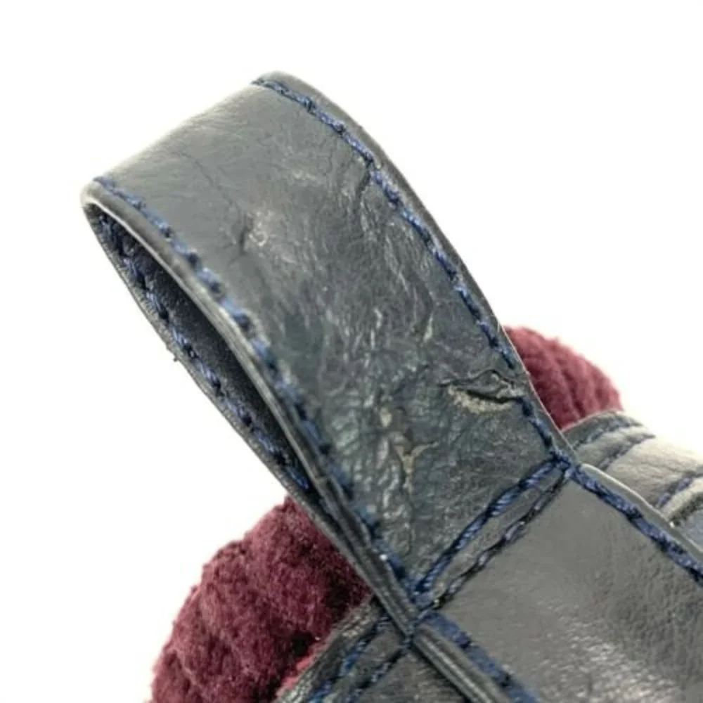 Tommy Hilfiger Womens 10M Twenzo Winter Boots Blue Ankle Lace Up Duck Boot